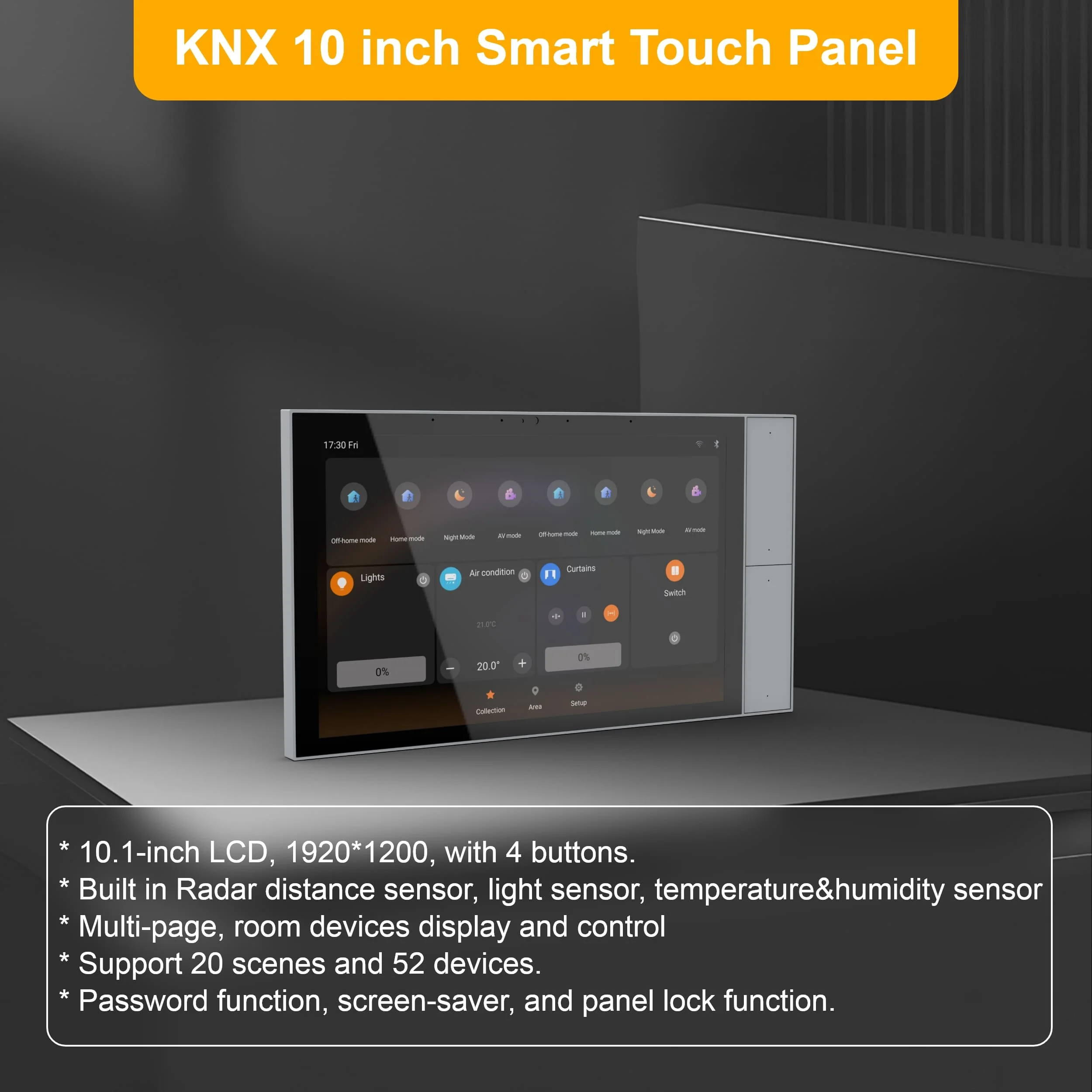 Smart Home Knx - Panel Táctil Inteligente 2026 para Sistema