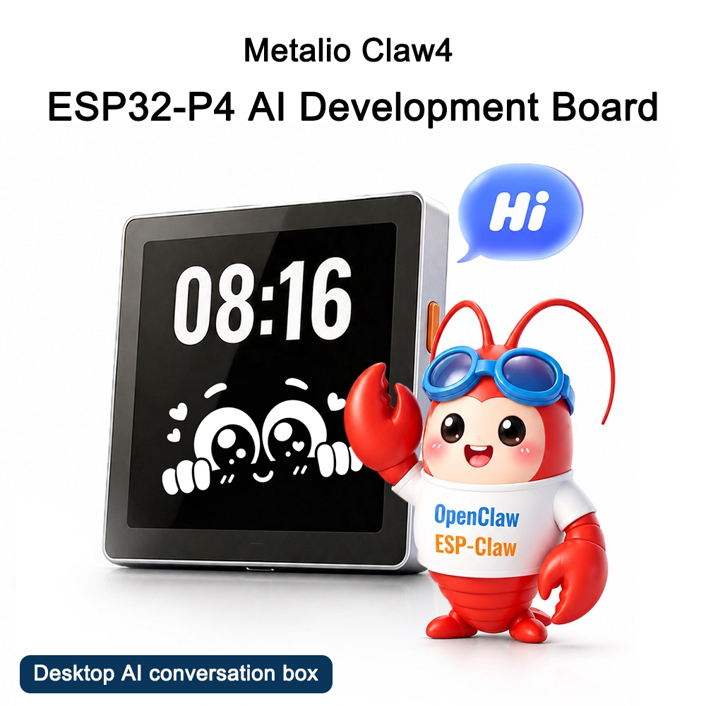 Smart Home Open Source - Terminal Inteligente Portátil Metalio Claw4 Mini
