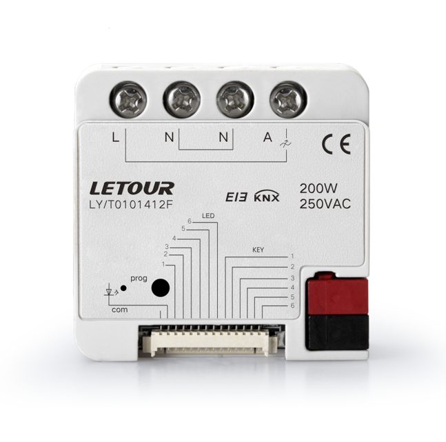 Smart Home Knx - Controlador atenuador integrado de 1 canal
