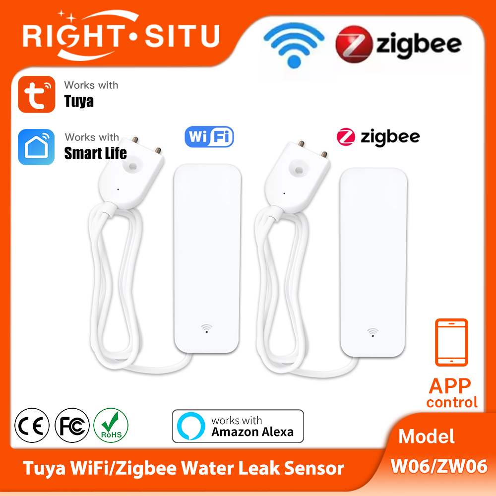 Smart Home Features - Tuya WiFi Zigbee Sensor de agua