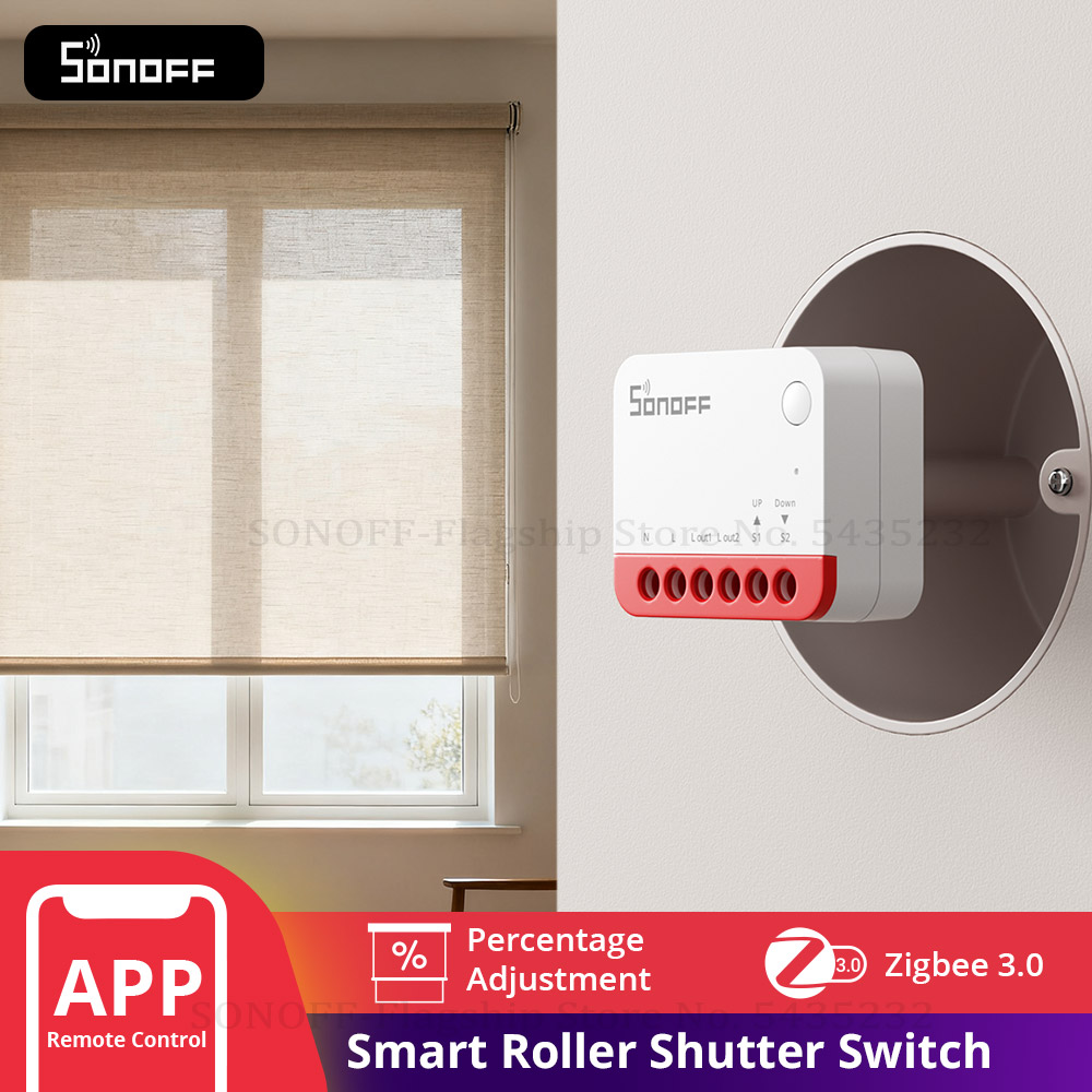 Smart Home Z Wave - SONOFF MINI-ZBRBS Interruptor Inteligente Zigbee para