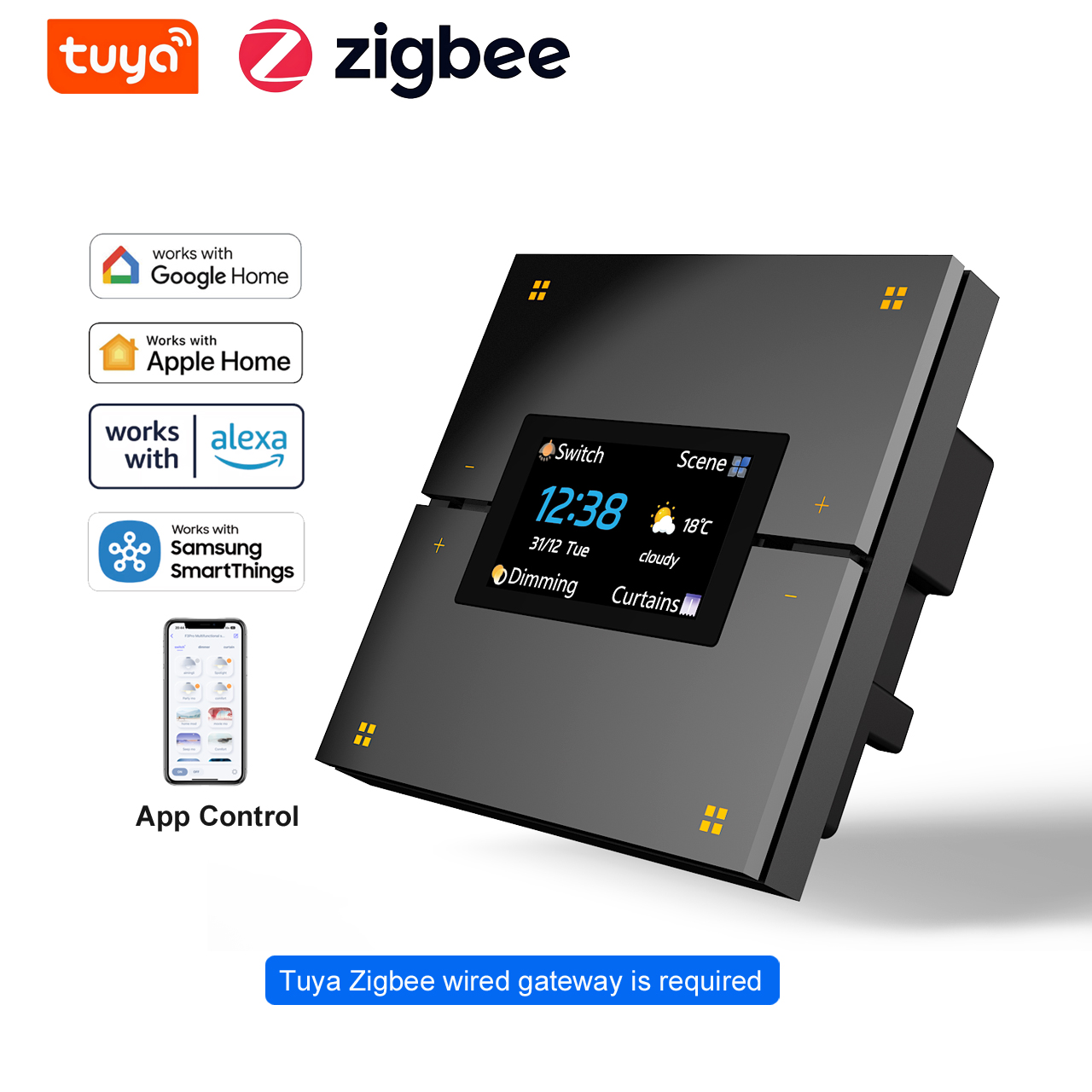 Smart Home Button - Interruptor de Luz Inteligente Tuya M9