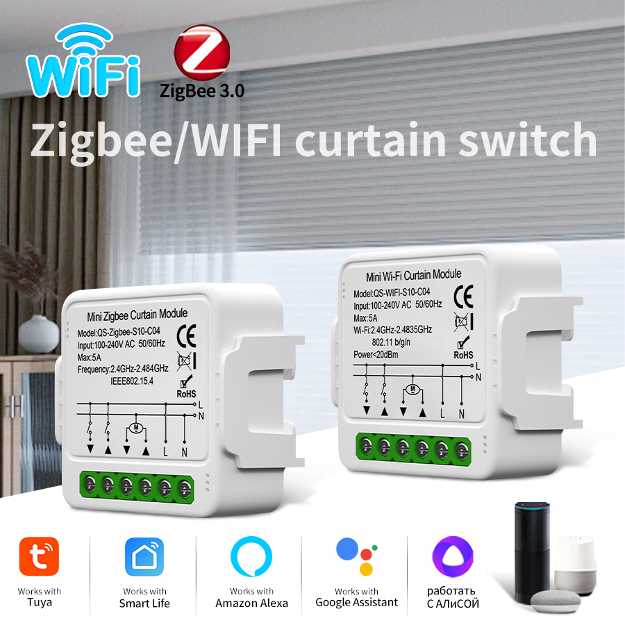 Smart Home Z Wave - Módulo de interruptor de cortina inteligente