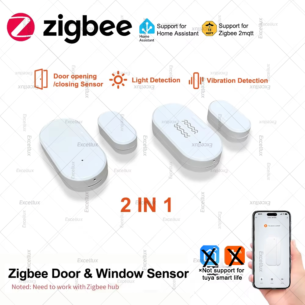 Sensor de ventana de puerta Zi - Smart Home Zigbee 3.0 reseña y precio