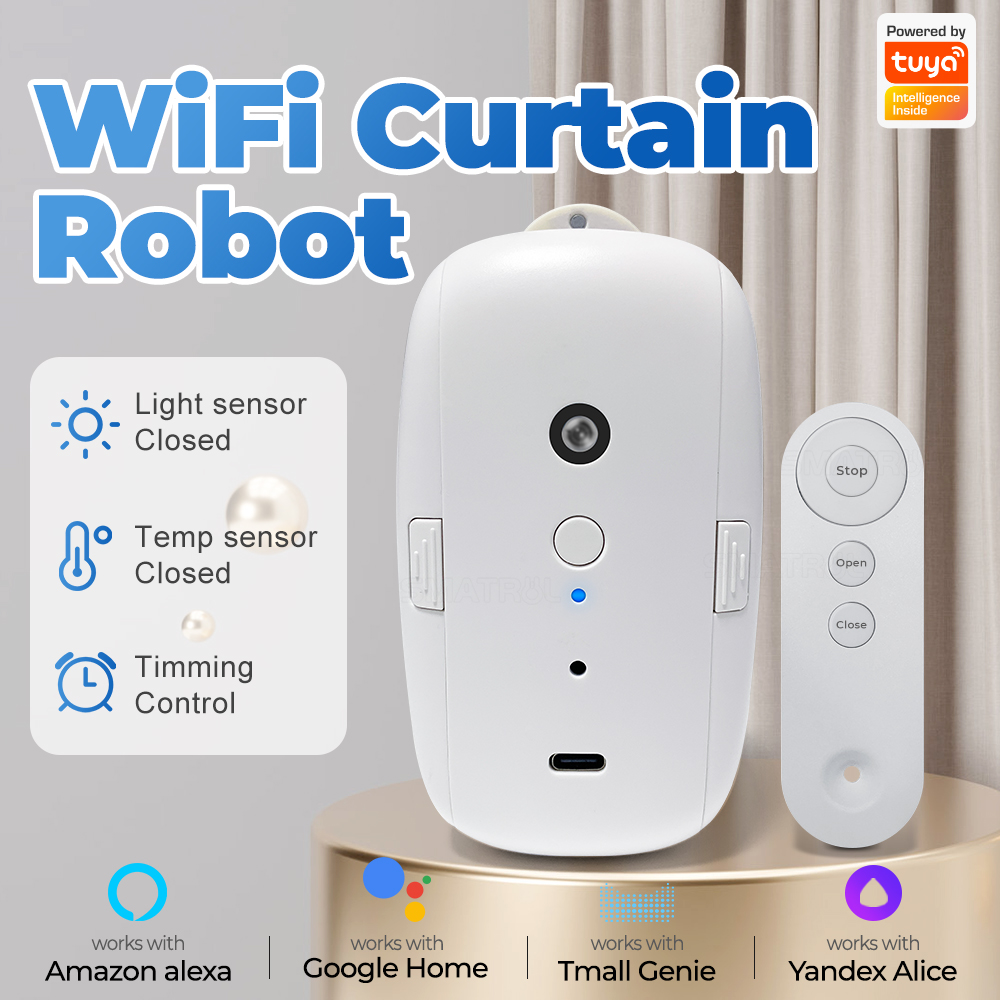 Tuya-Motor de cortina intelige - Curtain Motor reseña y precio