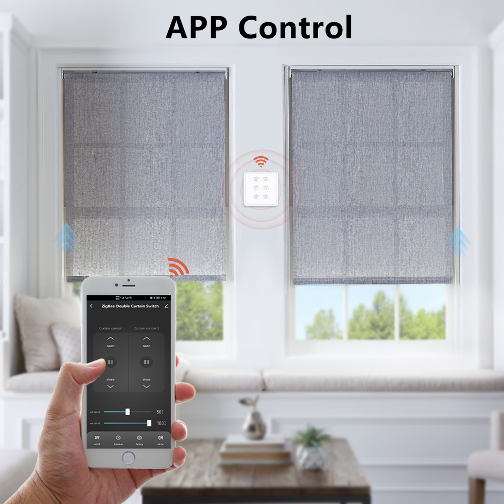 Interruptor de Cortinas Dobles - Smart Home Z Wave reseña y precio