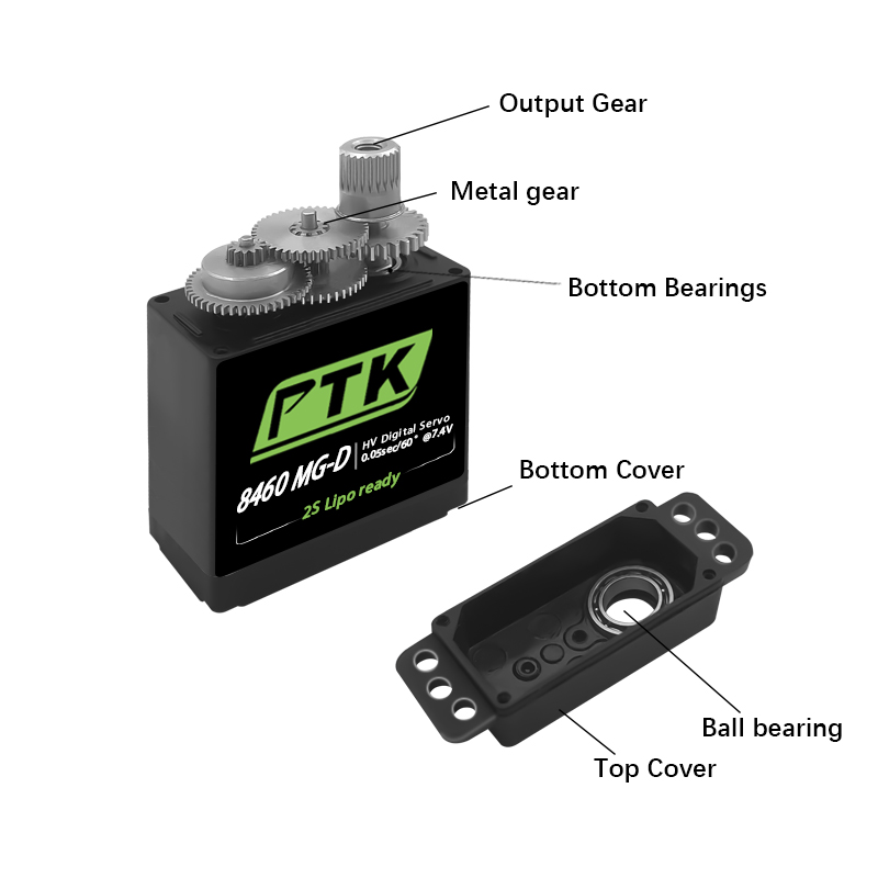 Servo Digital PTK 8460 MG-D9g  - Curtain Motor reseña y precio