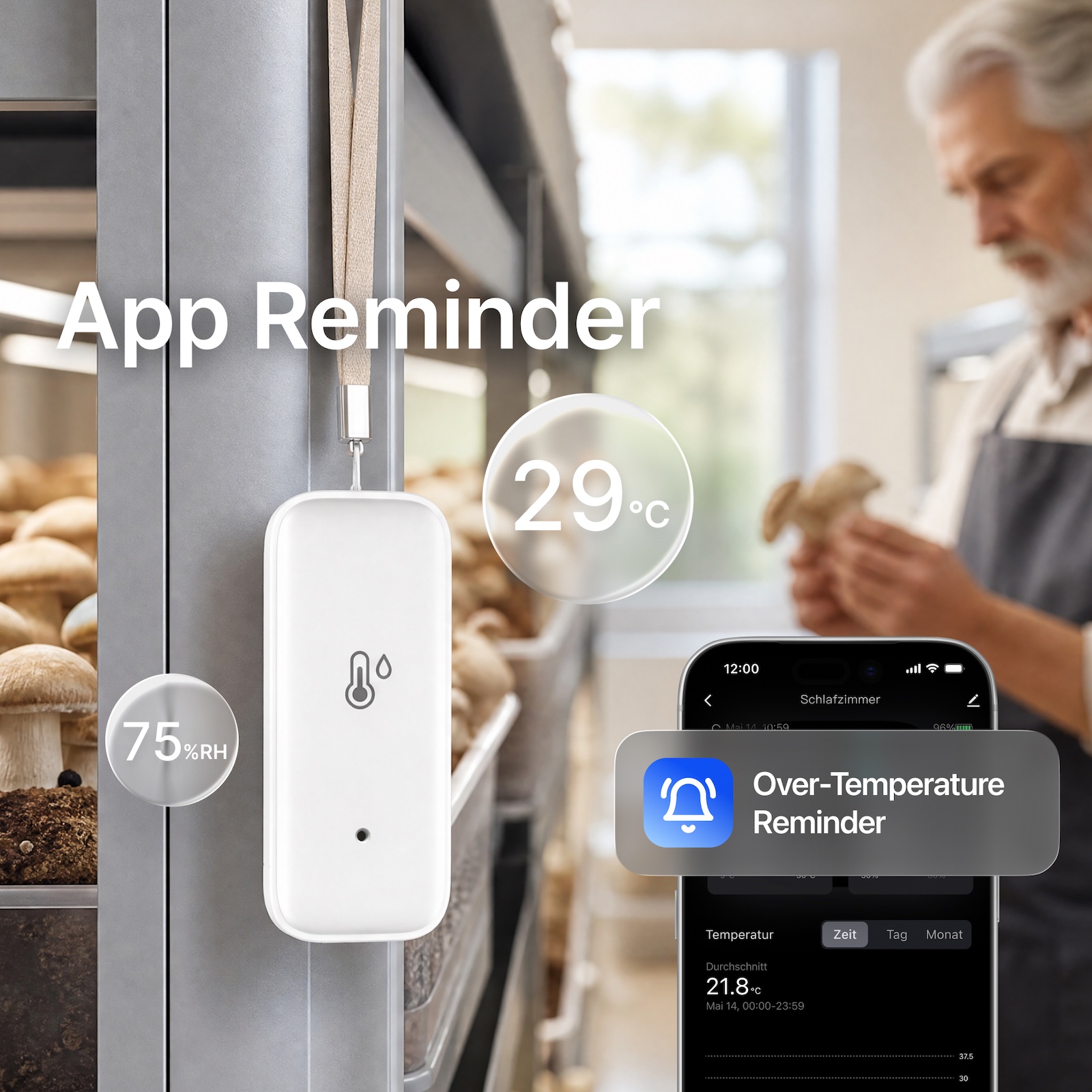 Sensor de Temperatura y Humeda - Smart Home Zigbee 3.0 reseña y precio
