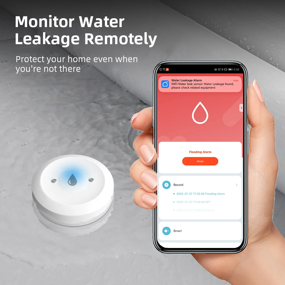 Sensor Inteligente de Fugas de - Smart Home Zigbee 3.0 reseña y precio