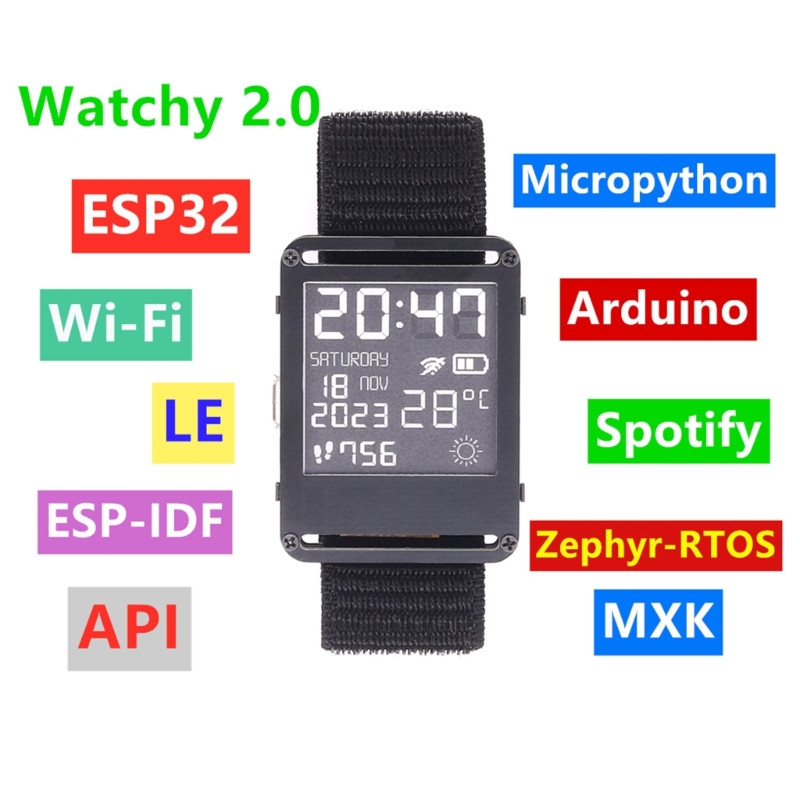 Reloj inteligente K0EA ESP32,  - Smart Home Open Source reseña y precio