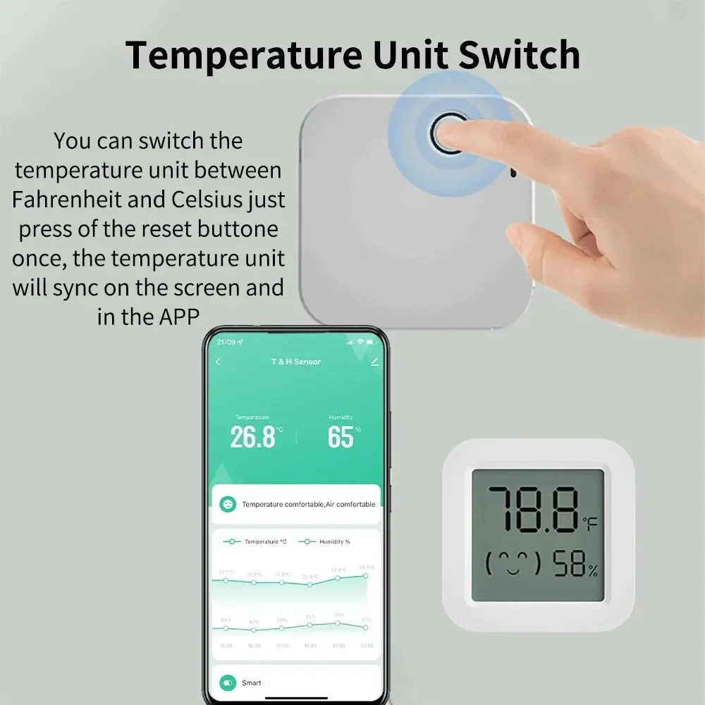 Sensor de temperatura y humeda - Smart Home Zigbee 3.0 reseña y precio
