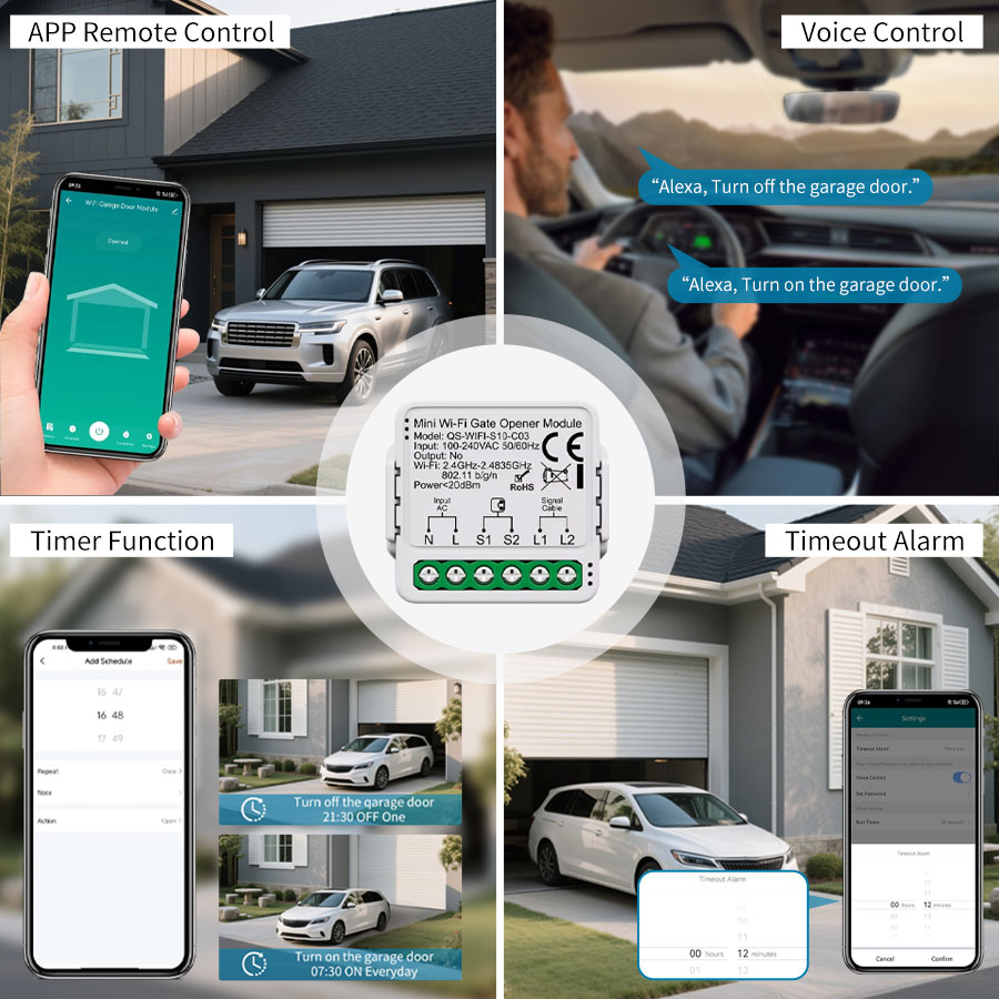 Controlador de Puerta de Garaj - Smart Home Sistem reseña y precio