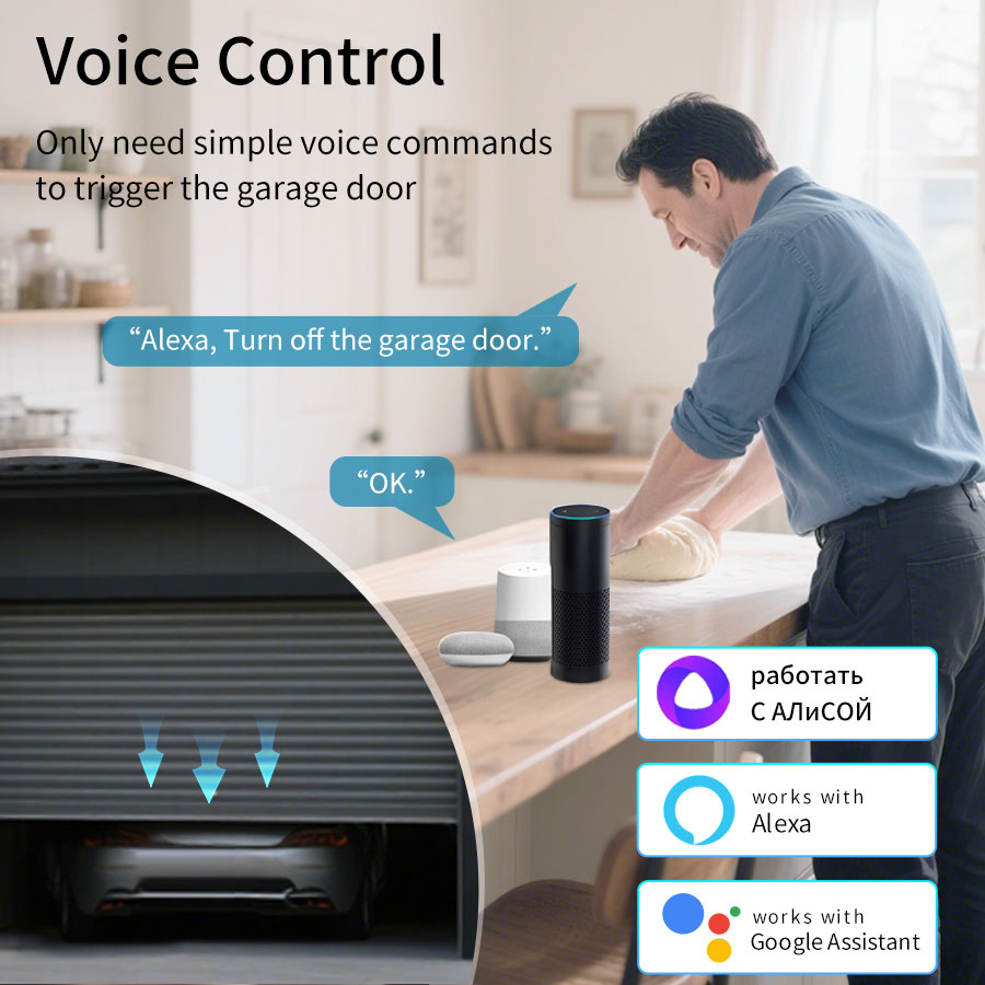 Controlador de Puerta de Garaj - Smart Home Sistem reseña y precio