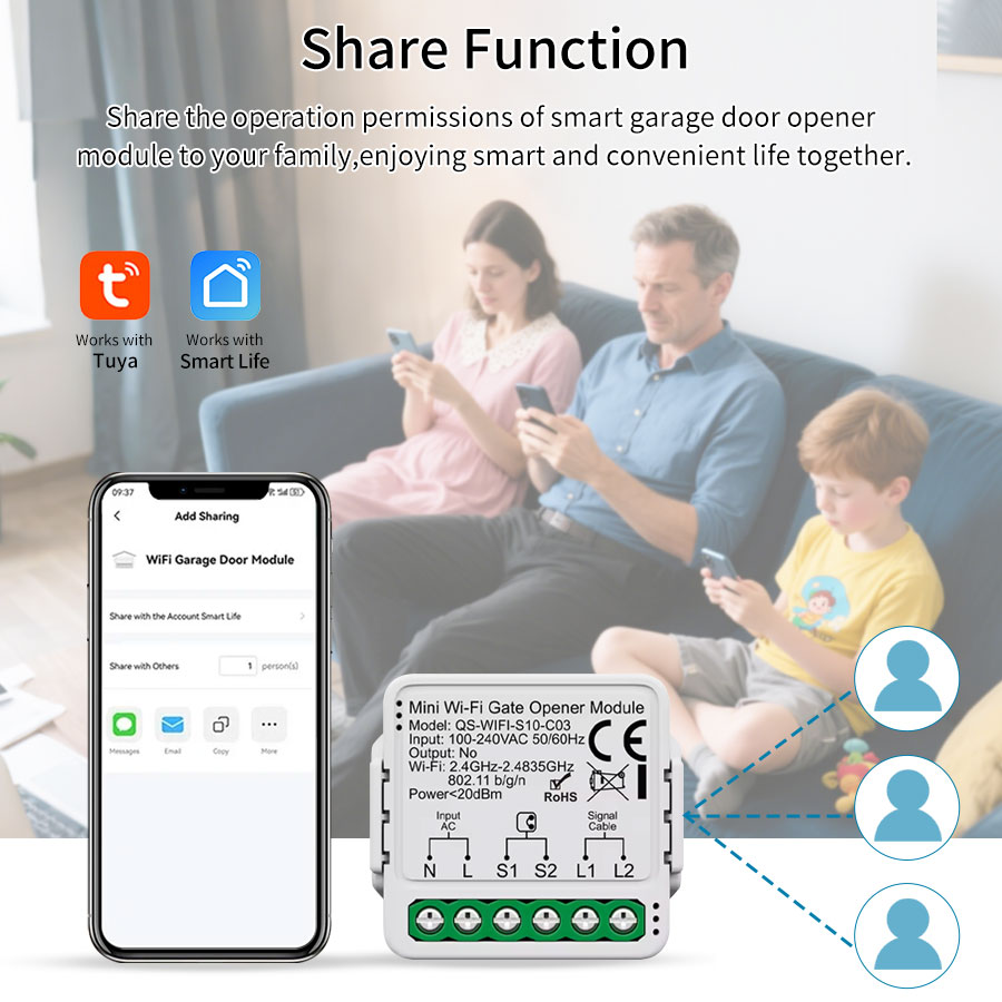 Controlador de Puerta de Garaj - Smart Home Sistem reseña y precio