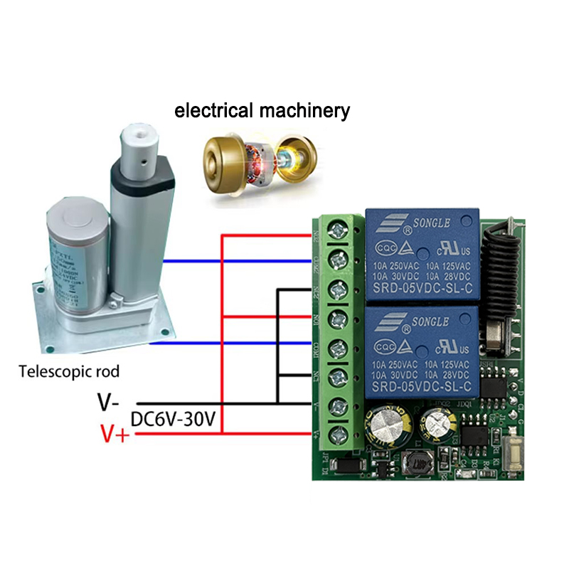 DC 12V 24V AC 220V RF433 2CH m - Curtain Motor reseña y precio
