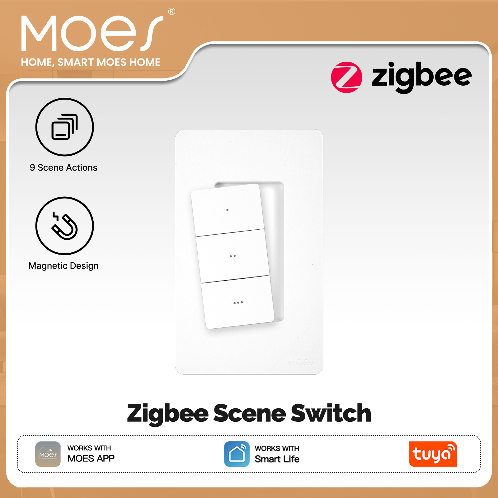 Interruptor de Escenas Inalámb - Smart Home Z Wave reseña y precio