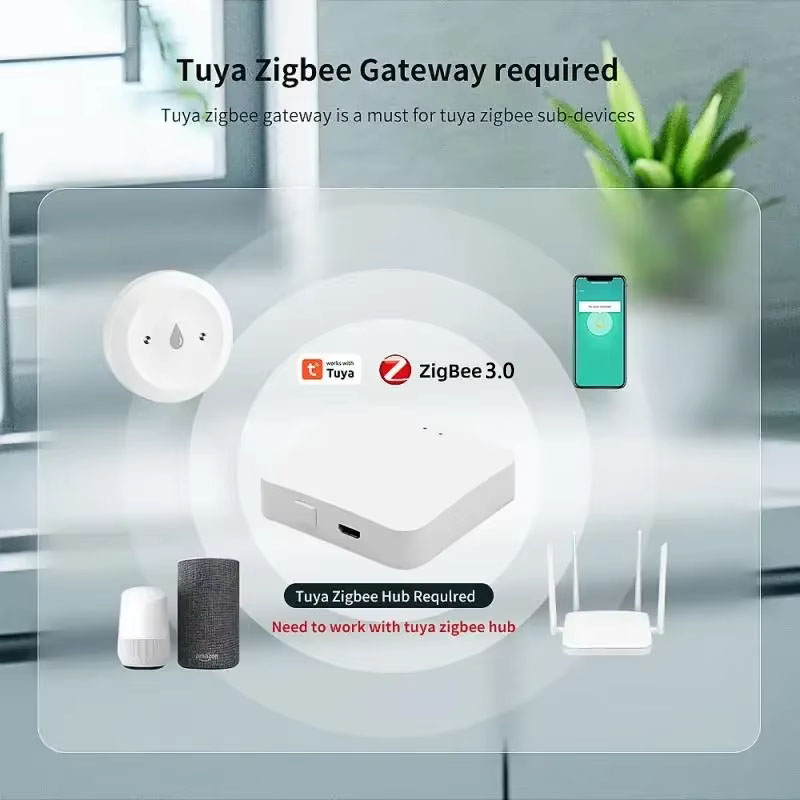 Sensor Inteligente de Fugas de - Smart Home Zigbee 3.0 reseña y precio