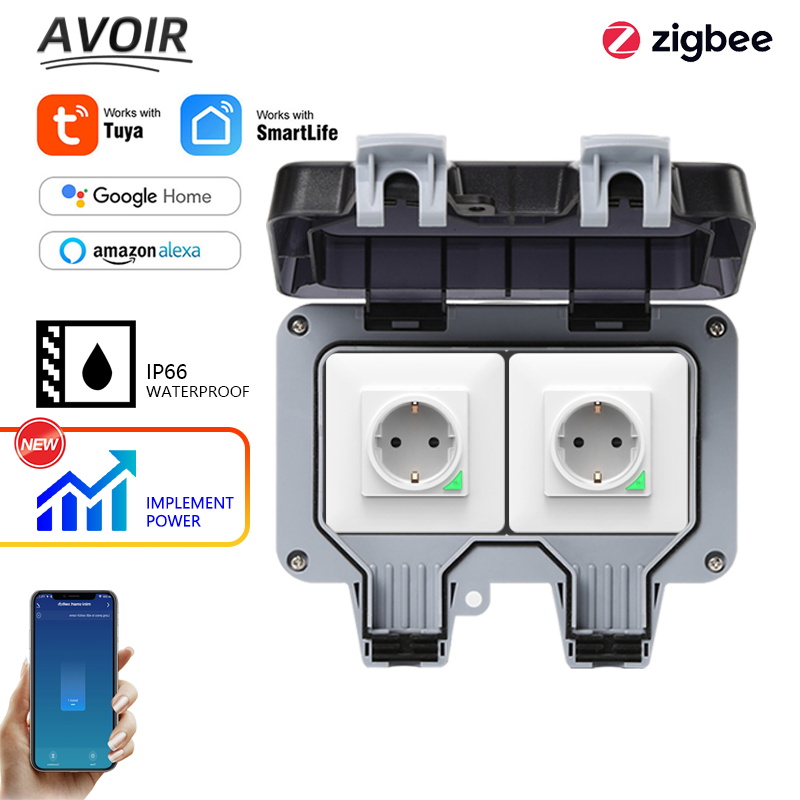 Avoir Tuya Zigbee enchufes elé - Smart Home Z Wave reseña y precio