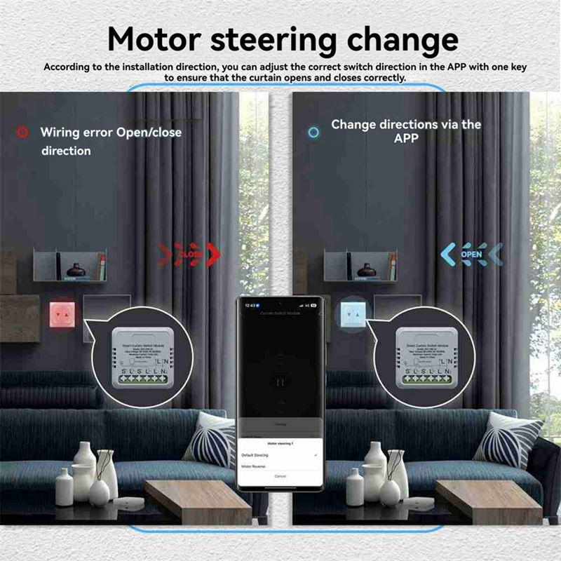 Módulo de Interruptor Intelige - Curtain Motor reseña y precio