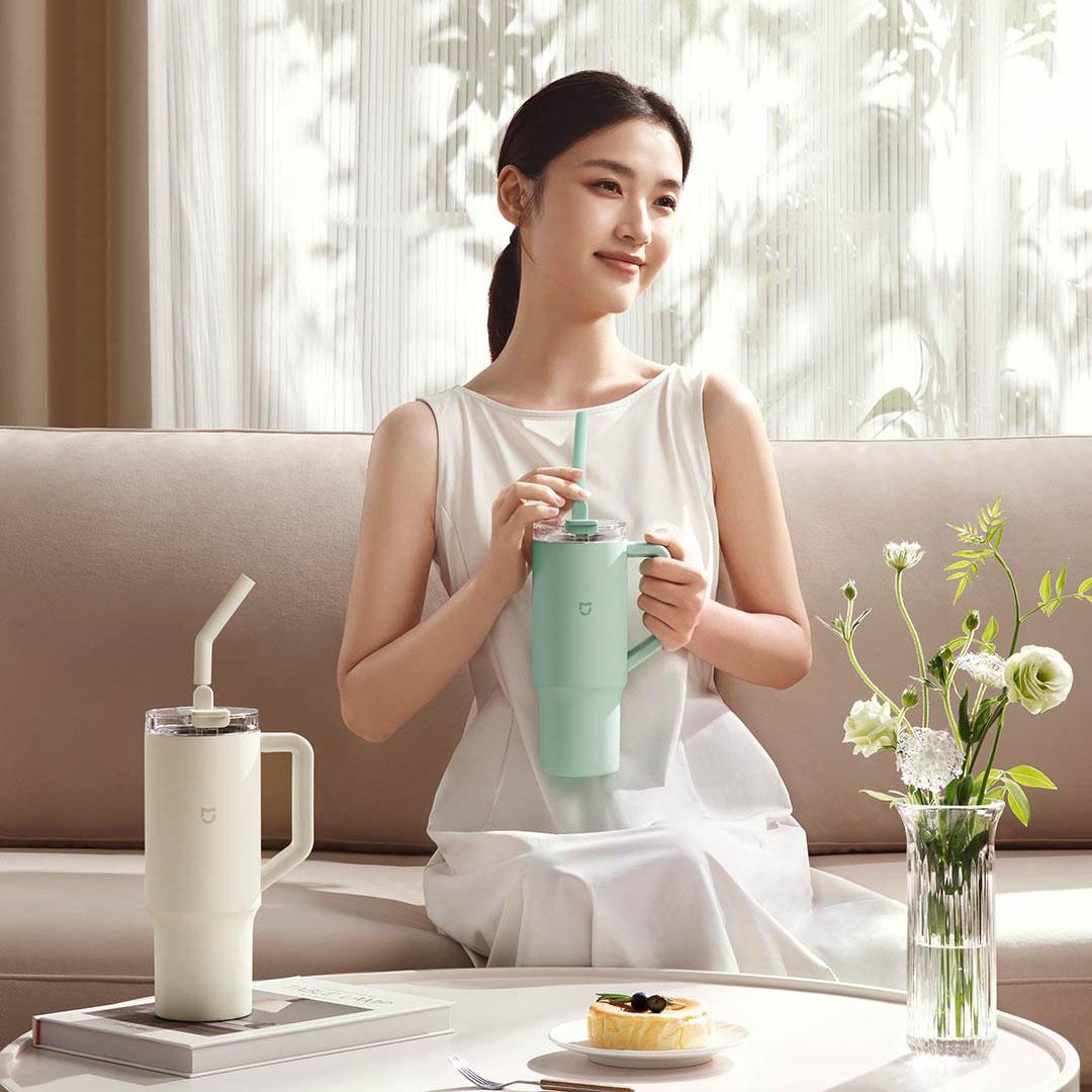 Xiaomi Mijia-taza con pajita i - Smart Home Xiaomi Kit reseña y precio