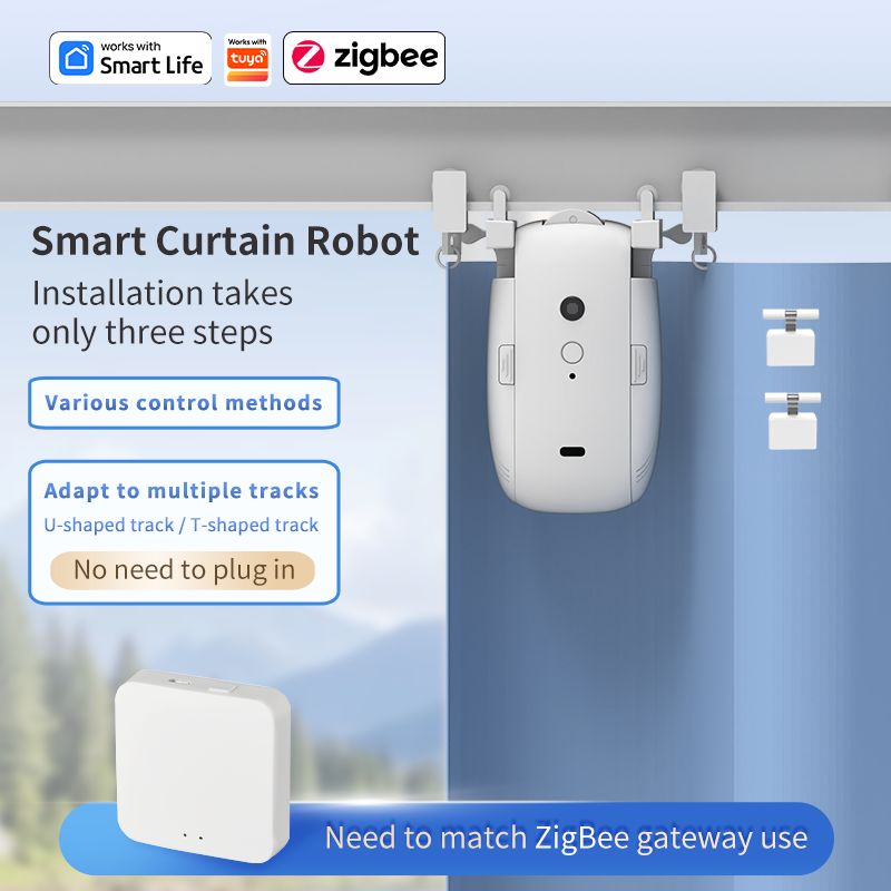 Zigbee-Robot controlador de co - Curtain Motor reseña y precio