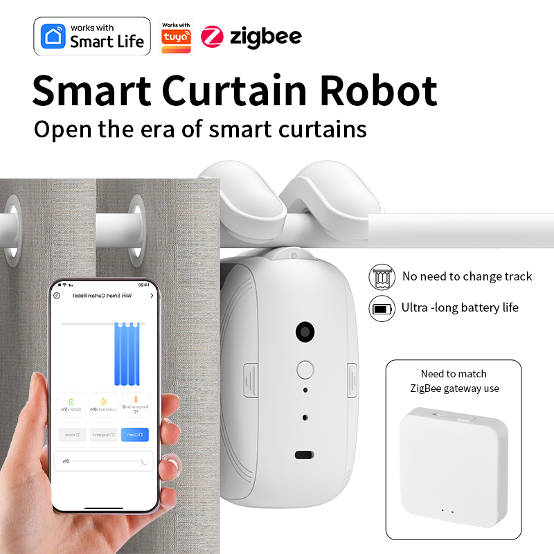 Zigbee-Robot controlador de co - Curtain Motor reseña y precio