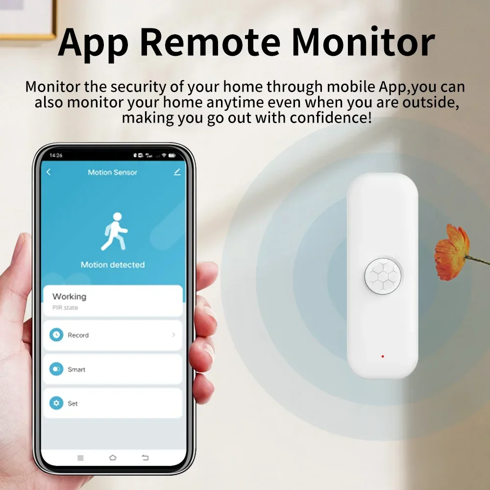 Tuya-Sensor de movimiento WiFI - Smart Home Sistem reseña y precio