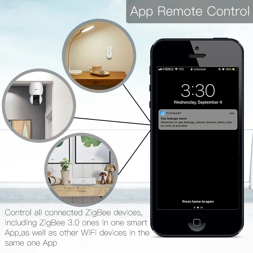 Tuya ZigBee 3,0 Hub de enlace  - Smart Home Sistem reseña y precio